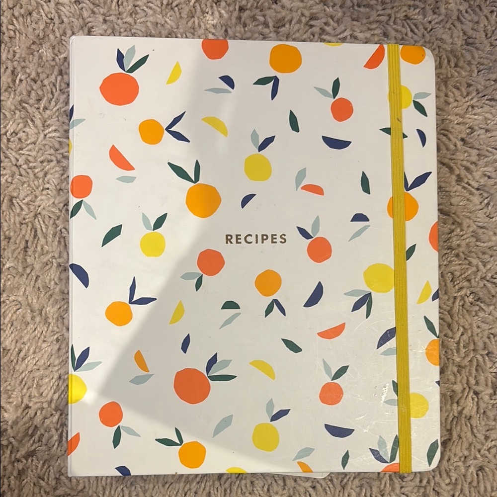 Kate Spade Citrus Cookbooks Orange Yellow